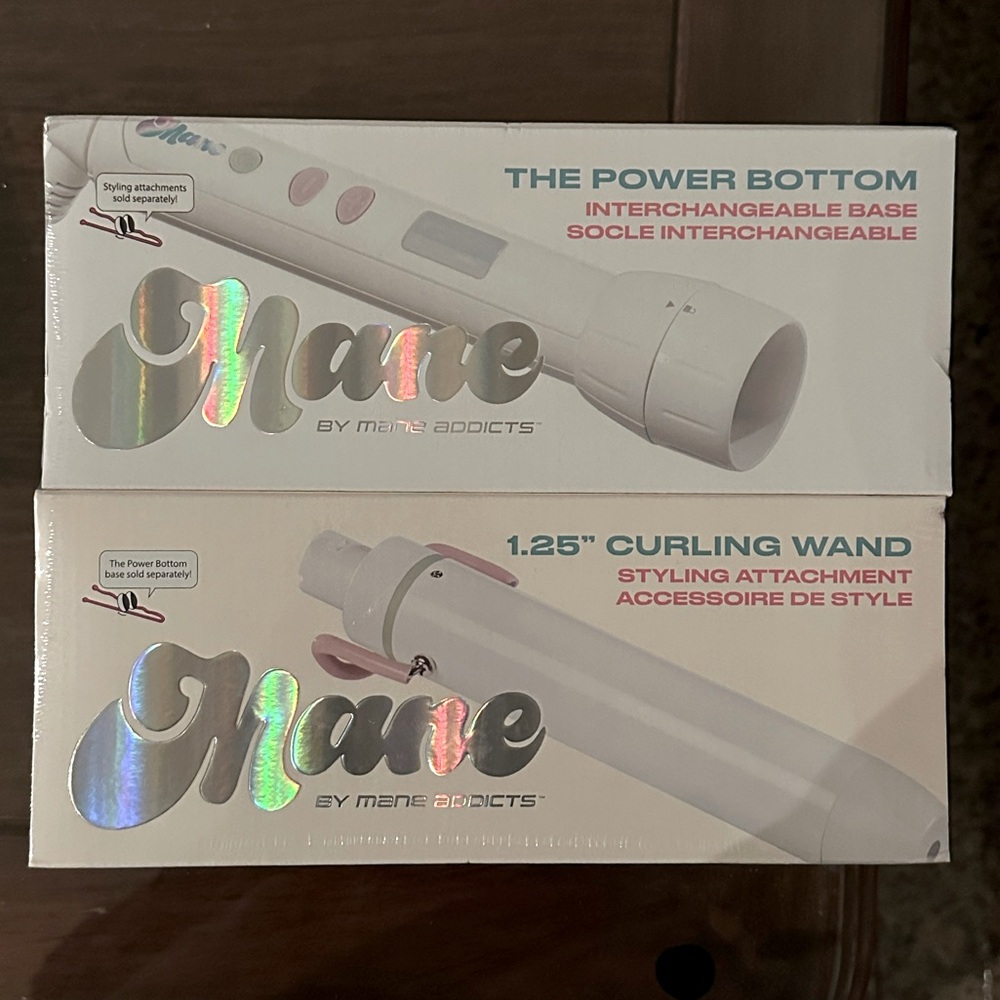 Mane by Mane Addicts  1.25" Curling Iron with Interchangeable Base